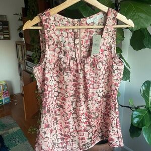 LOFT Multicolor Floral Tank Top